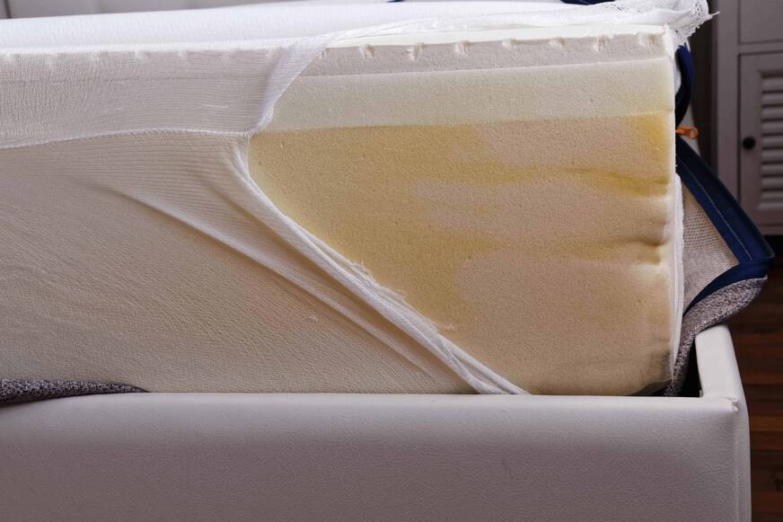 Latex foam layer